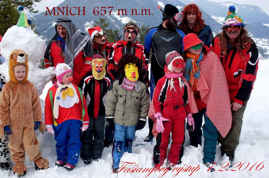 Fašiangový výstup na Mních  7.2.2016