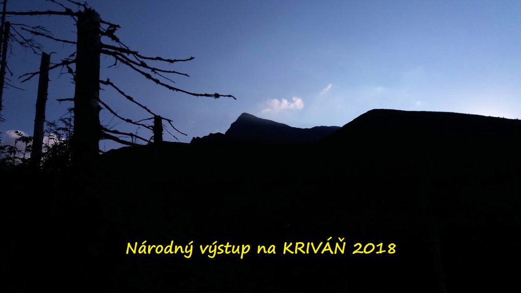 NÁRODNÝ VÝSTUP NA KRIVÁŇ 2018