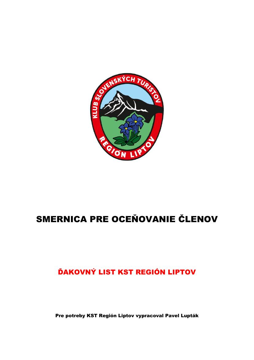 Smernica pre oceňovanie členov